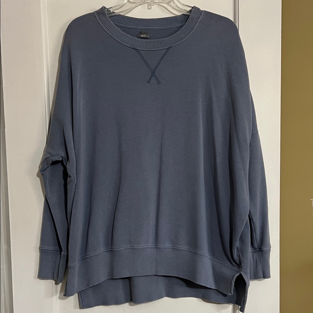 Aerie Slate Blue Textured Sweater